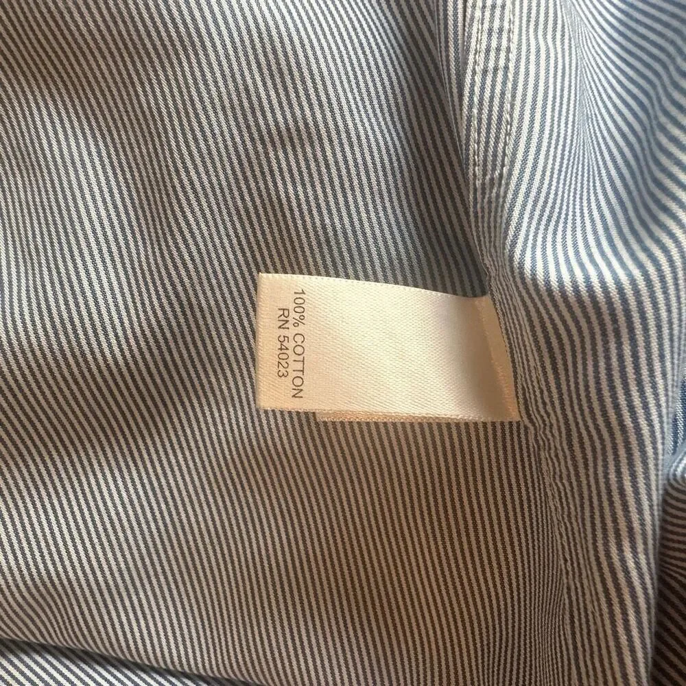 Banana Republic blue stripped dress shirt - size L